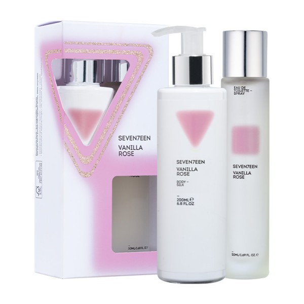 Seventeen Promo Vanilla Rose Eau De Toilette 50Ml & Body Silk 200Ml