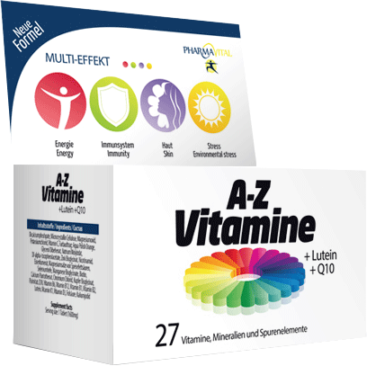 Pharmavital A-Z Vitamine 27 Vitamins Minerals And Trace Elements 60 Tablets