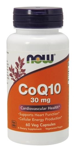 Now Coq10 30Mg 60 Vegetarian Capsules