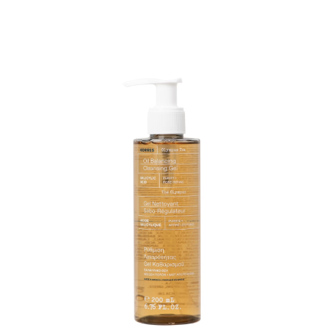 Korres Cleansing Gel With Olympus Tea For Oil Control 200Ml