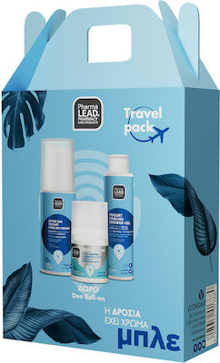 Pharmalead Yogurt After Sun Cream & Yogurt Shower Gel (+Gift Deo Roll-On) Travel, Pack, 100Ml+100Ml+50Ml
