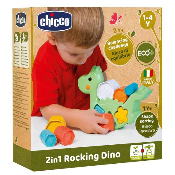 Chicco Eco+ 2In1 Rocking Dino Balancing Challenge 1-4Y+