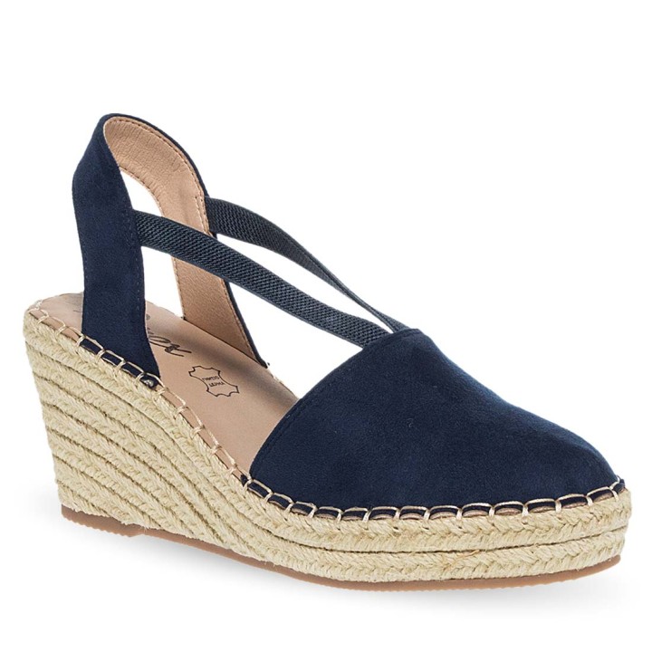 Parex Women's Blue Synthetic Leather Wedges S2024 (11729014) 38