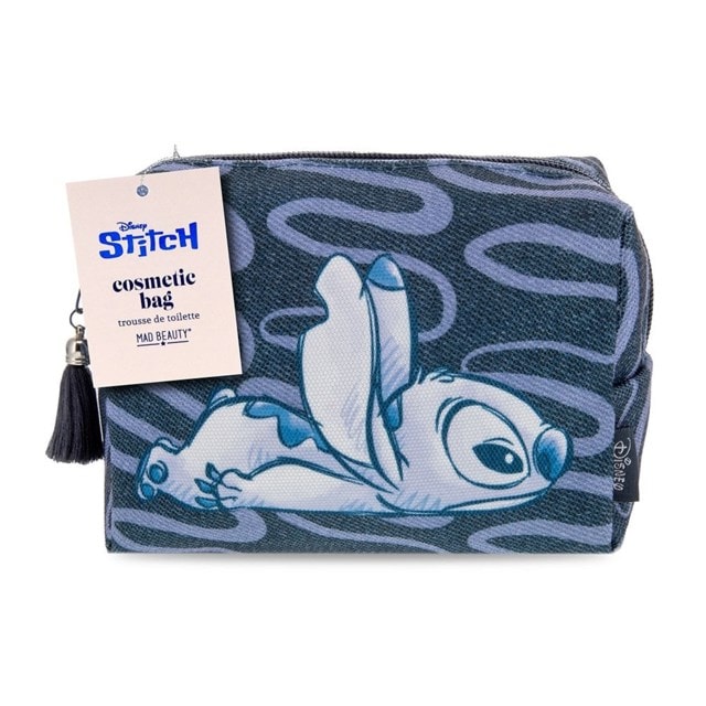 Mad Beauty Cosmetic Denim Stitch Wash Bag