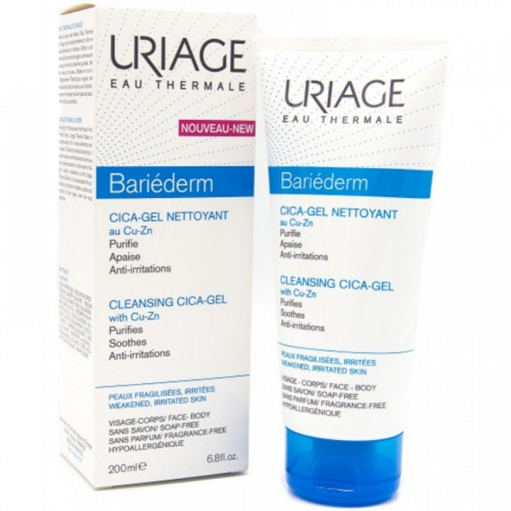 Uriage Bariederm Cleansing Cica Gel 200ml