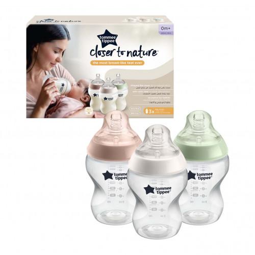 Tommee Tippee Bottle Closer To Nature X3 260Ml