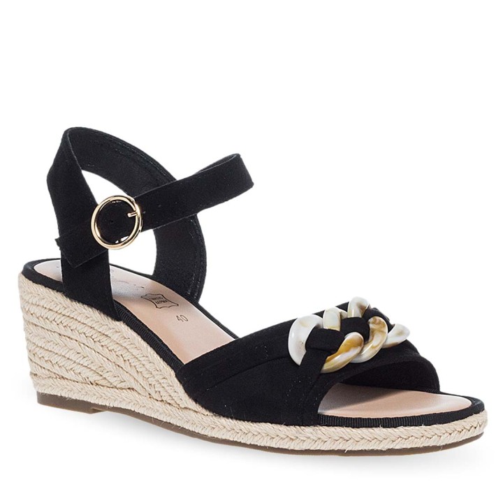 Parex Women's Black Synthetic Leather Wedges S2024 (11729061) 38
