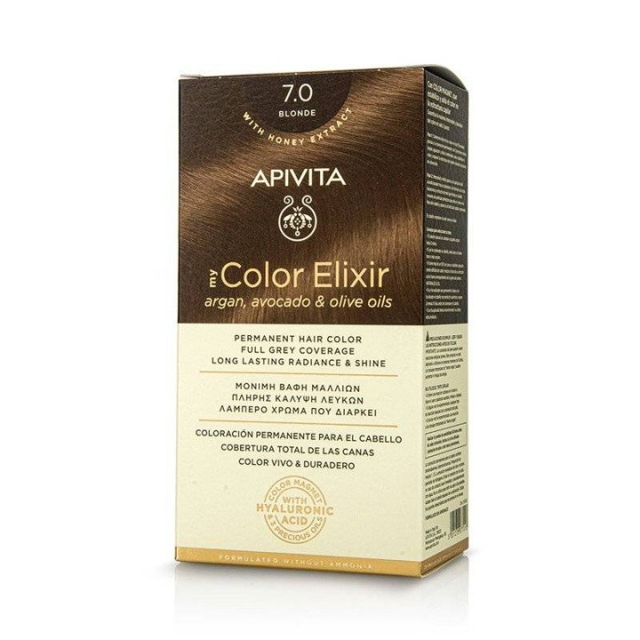 Apivita My Color Elixir  Hair Dye Color 7.0 Blonde