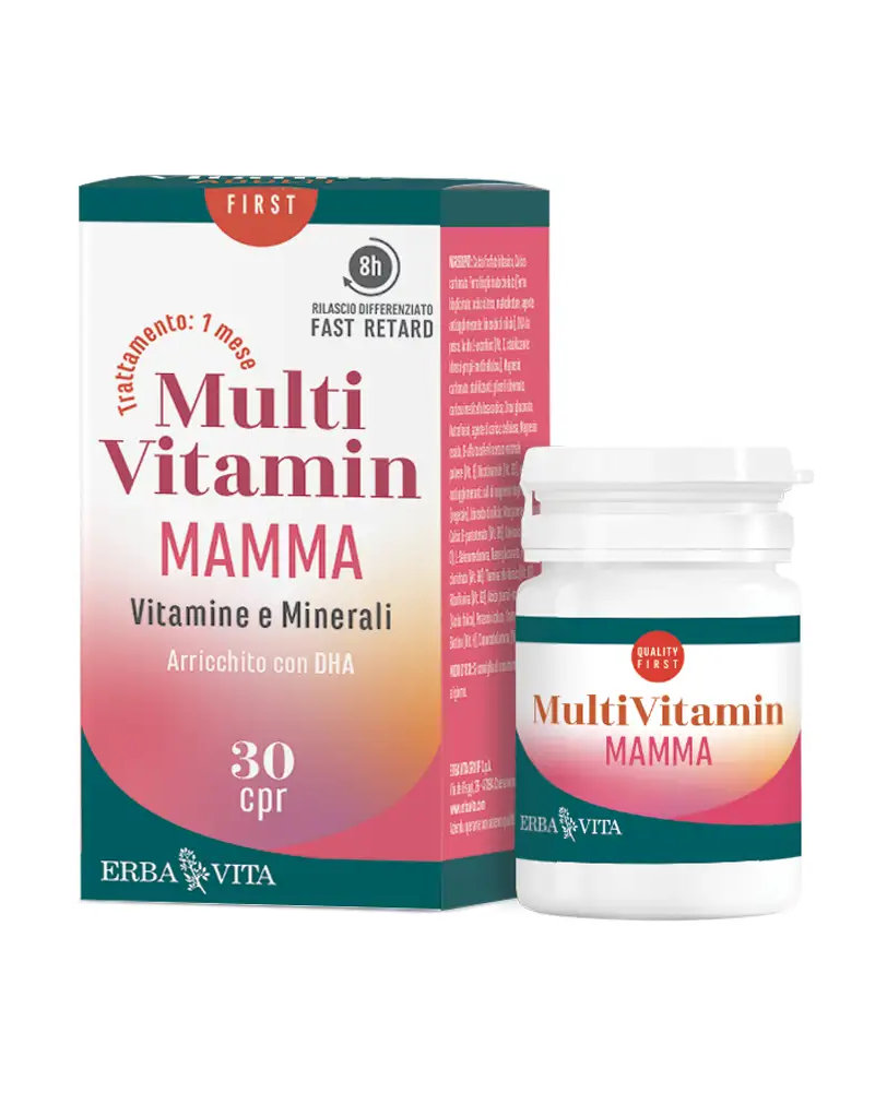Erba Vita Fast Retard Multivitamins & Minerals Mam 30 Tablets