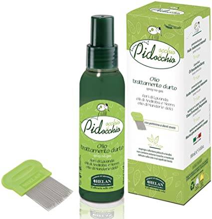 Occhio Al Pidocchio Oil Intensive Treatment With Fine-Toothed Metal Comb 100ml