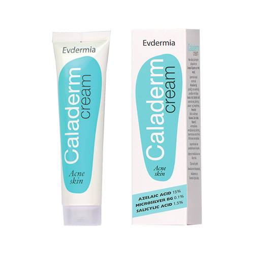 Evdermia Caladerm Cream Care Facing Acne Symptoms Quickly & Effectively 40G