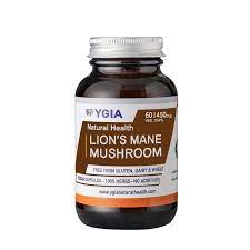 Ygia Lion's Mane Mushroom, Vegicaps, 60 x 450mg