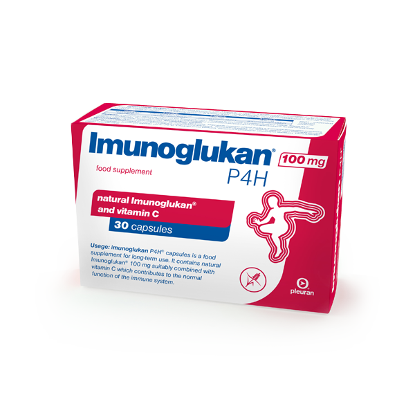 Imunoglukan Supplement P4H +10Free Caps 40 100Mg