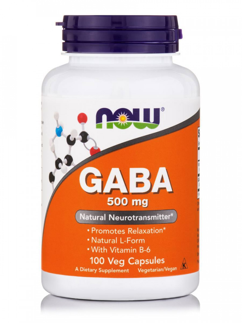Now Gaba 500Mg 100 Vegetarian Capsules