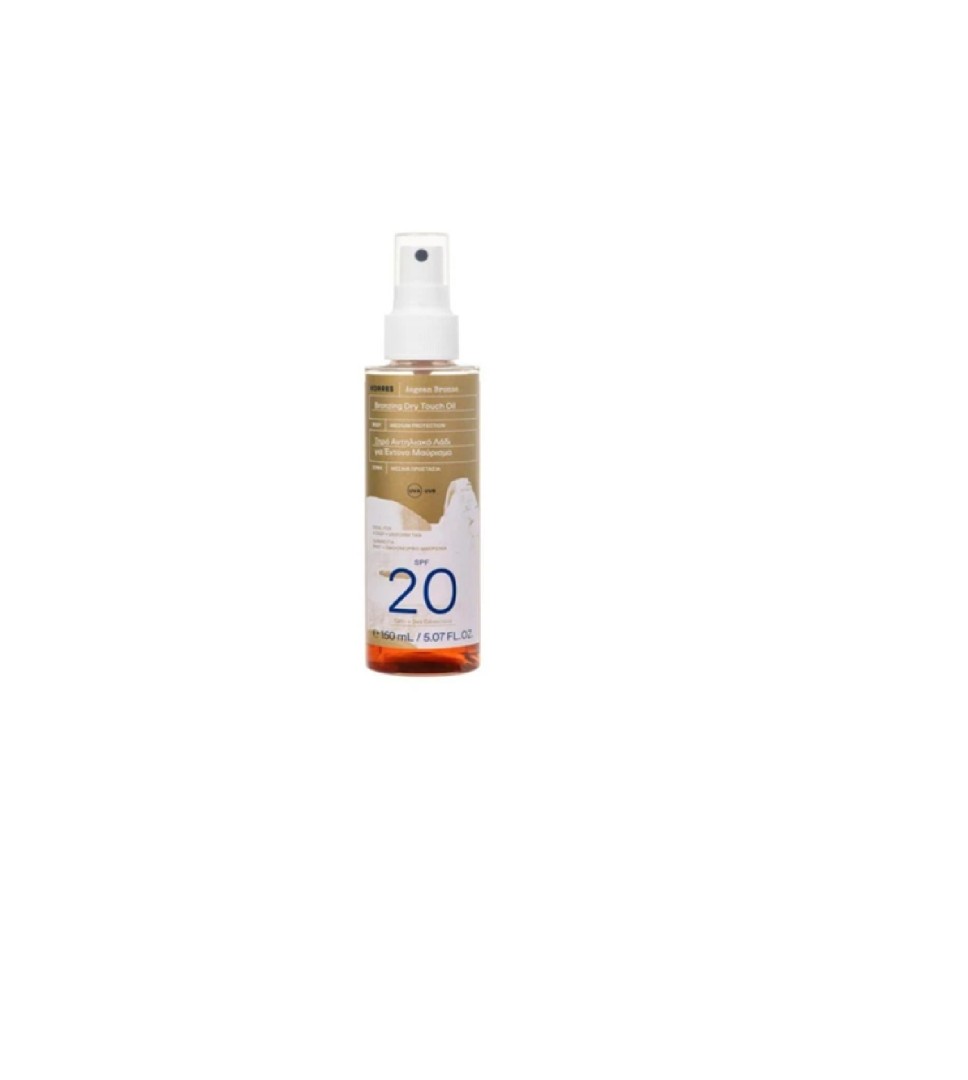 Korres Aegean Bronze Intense Bronzing Oil Spf20, 150Ml