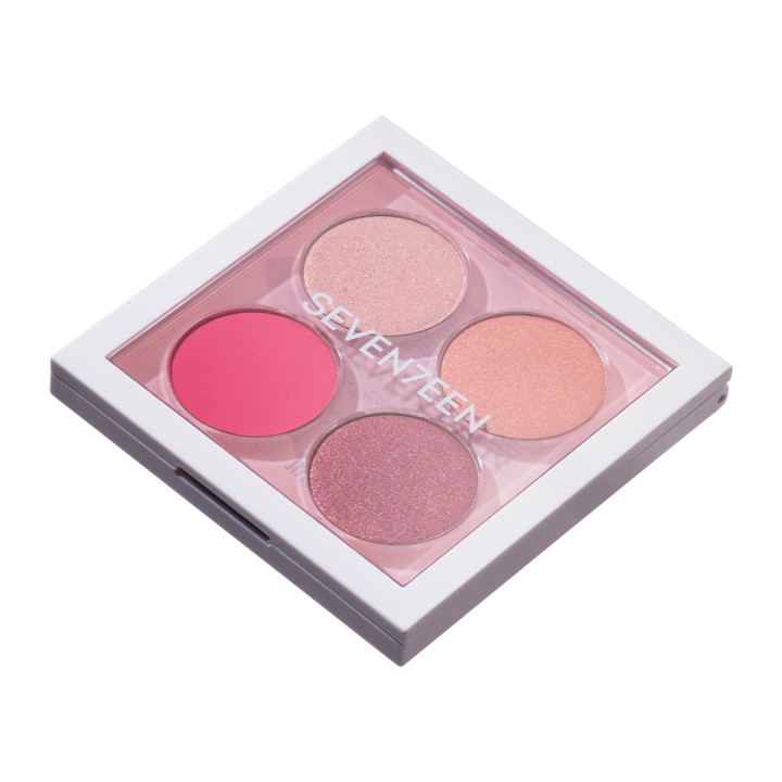 Seventeen Vibrant Eyes Quad Palette 05 Rosy Nude