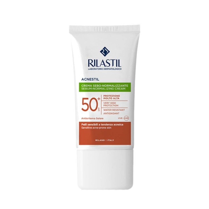 Rilastil Acnestil Spf50+ Sebum - Normalizing Face Cream 40Ml