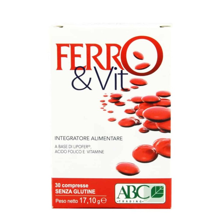 Ferro & Vit (Liposomal) Folic Acid & Vitamins Supplement  30 Tablets