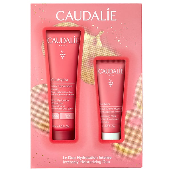Caudalie Vinohydra Xmas Promo Deep Hydration Moisturizer 60Ml & Free Moisturizing Mask 15Ml