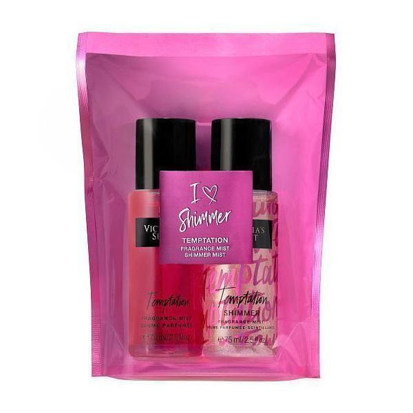 Victoria'S Secret Temptation Fragrance Mist And Shimmer Mist 2 X75Ml