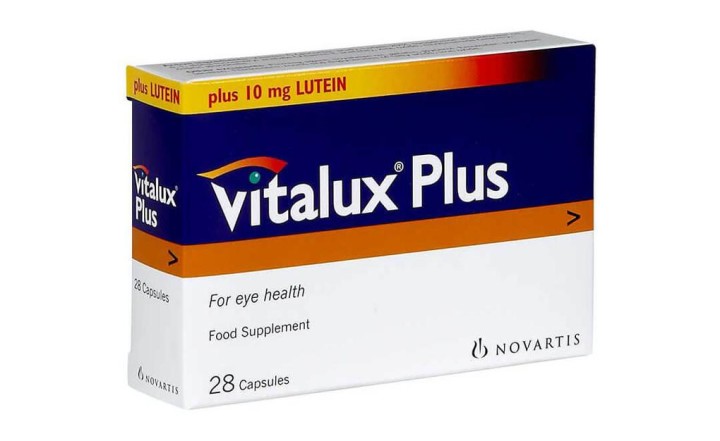 Vitalux Plus Omega 3 + Lutein Caps 28