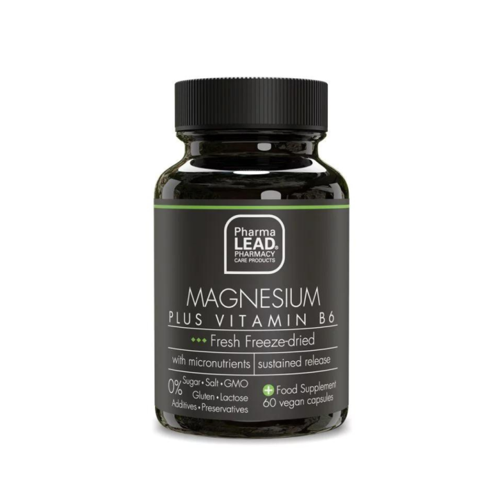PHARMALEAD Magnesium plus Vitamin B6 60 Caps