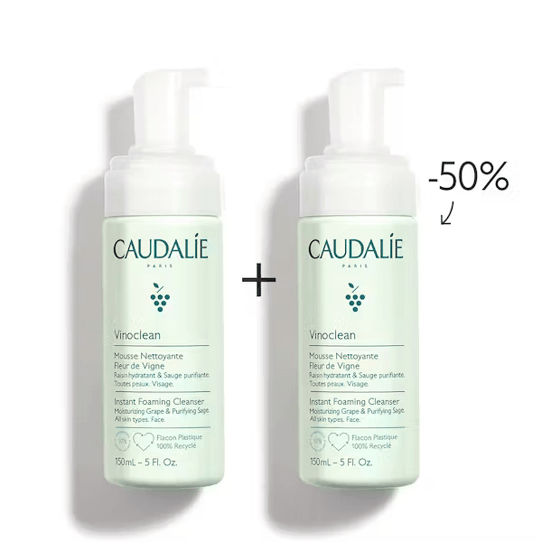 Caudalie Vinoclean Instant Foaming Duo Set