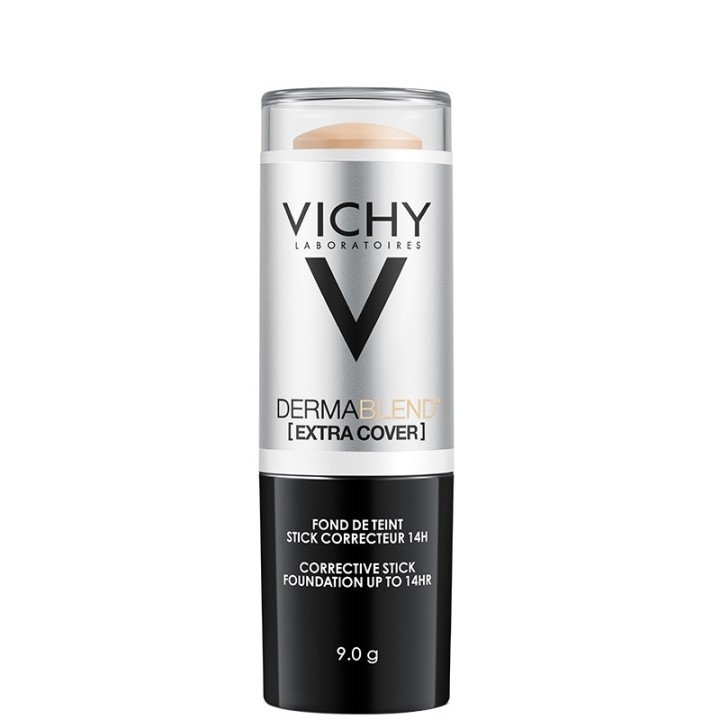 Vichy Dermablend Extra Cover Corrective Stick 15 Opal Topical Imperfections for Very High Coverage 9g
