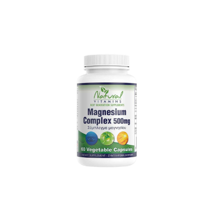 Natural Vitamins Magnesium Complex 500mg