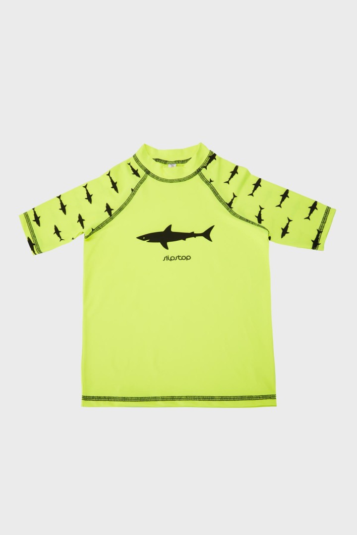 Slip Stop T Shirt Upf 50 Shark Size 6-7 Years