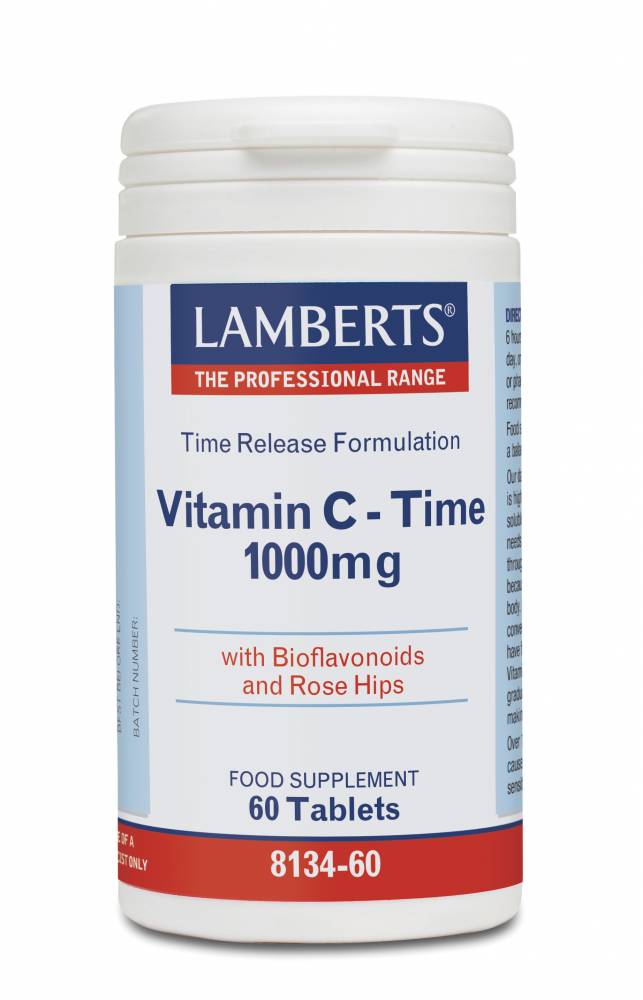 Lamberts Vitamin C 1000Mg With Flavonoids & Rose Hips 60 Tablets