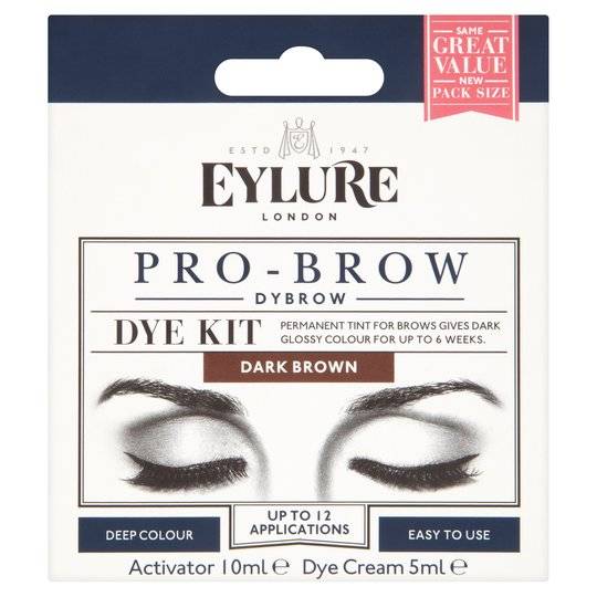 Eylure Lash Tint Dye Kit Permanent Tint For Lashes Dark Brown