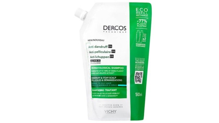 Dercos Anti-Pelliculaire Ds Shampoo (Normal To Oily) Refiel
