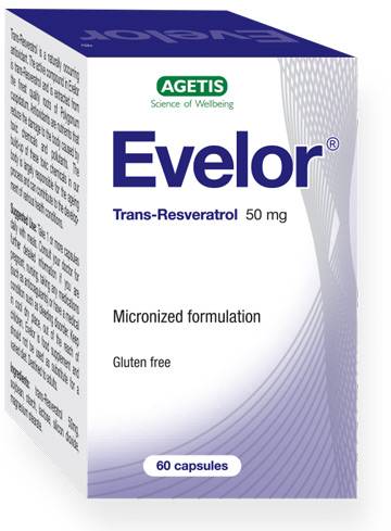 Agetis Evelor Antioxidant 50Mg 60 Capsules