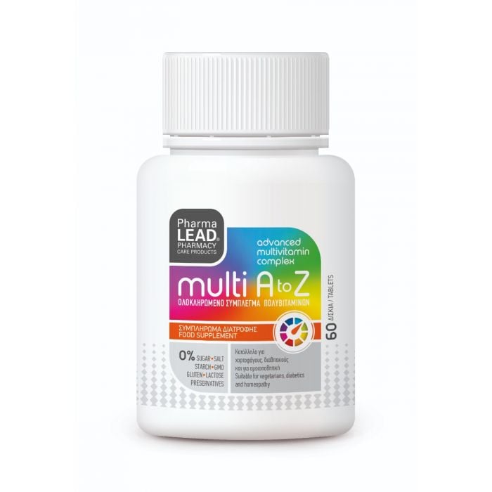 PHARMALEAD Multivitamin Complex A to Z 60 Tablets