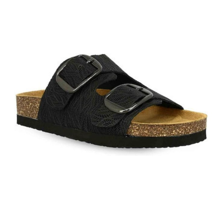 Parex Women's Black Comfort Leather Sandals S2022 (11525038) 39