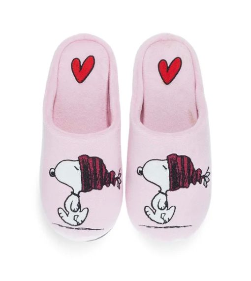 Parex Pink Women's Home  Winter Slippers Peanuts W2023 (10128153) 40/41