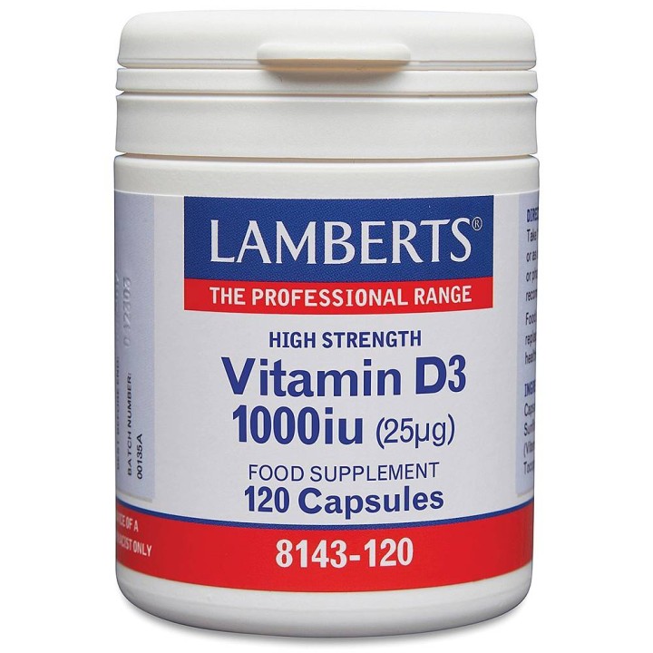 Lamberts Vitamin D3 1000Iu 120Capsules