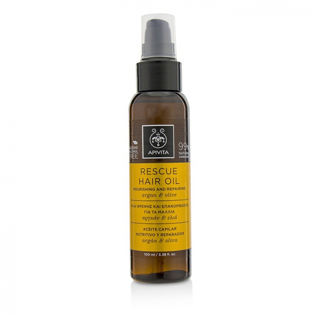 Apivita Rescue Hair Oil Nourish & Repair 100ml