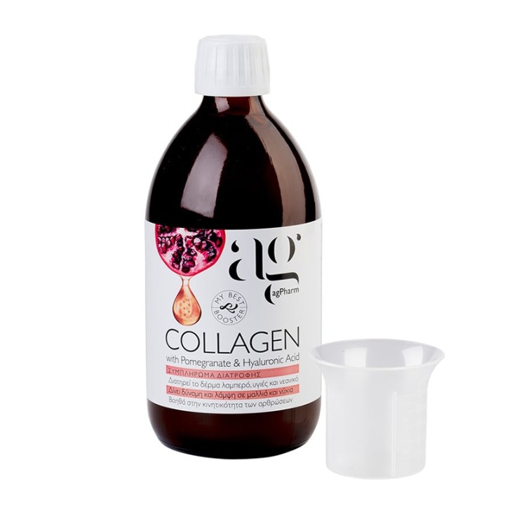 Ag Pharm Collagen W/ Pomegranate & Hyaluronic Acid, Liquid, 500ml