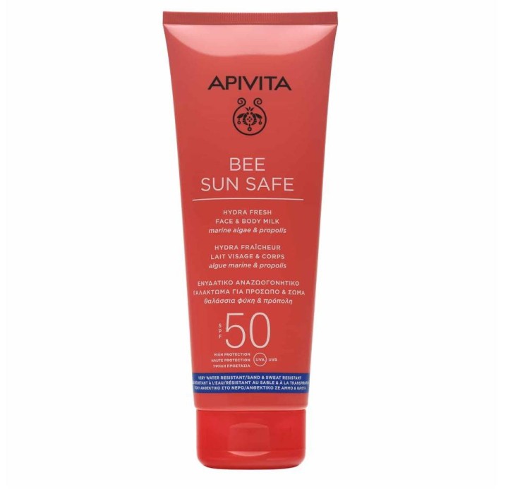 Apivita Bee Sun Safe Hydra Fresh Face & Body Milk SPF50 200ml
