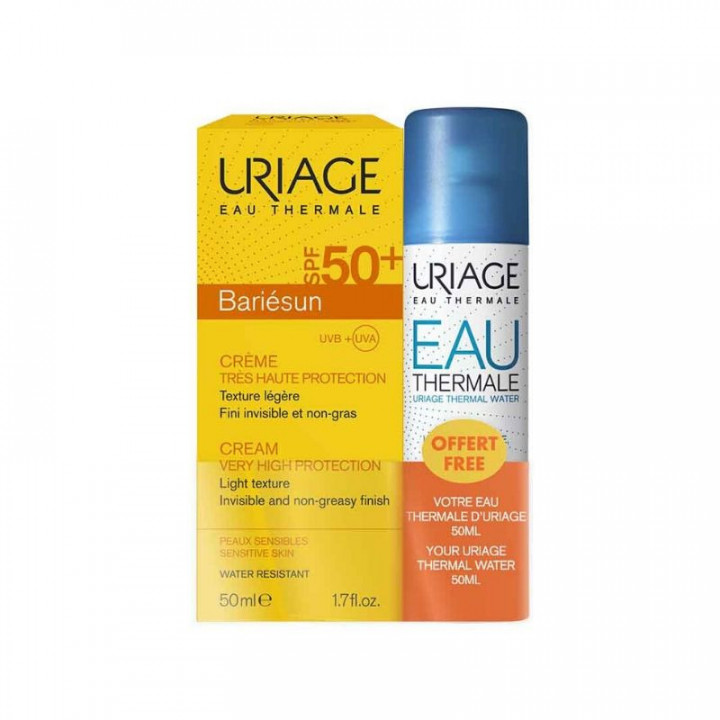 Uriage Bariesun Spf50+ Face & Body Fluid (+Free Thermal Water) 200ml+50ml Set