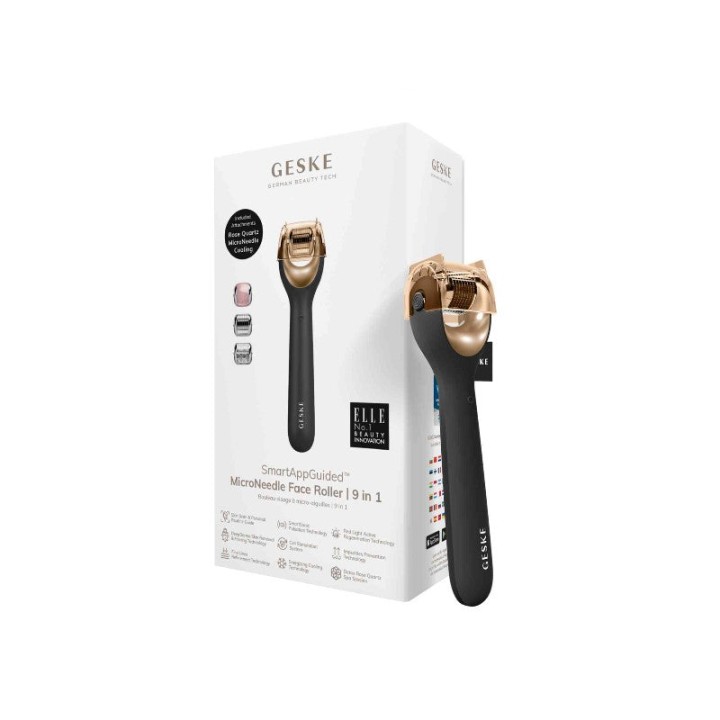 Geske Microneedle Face Roller 9In1 Magenta
