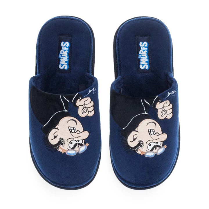 Parex Men Winter Slippers Smurfs Blue W2024 (10130163) Size 45