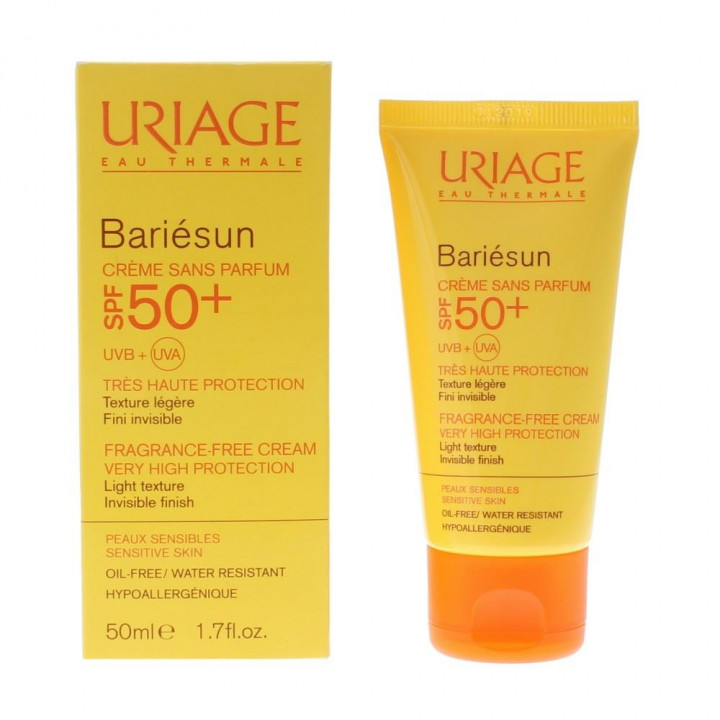Uriage Bariesun Fragrance Free Cream Spf50+ 50ml