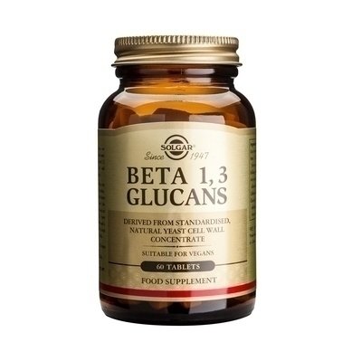 Solgar Beta 1, 3 Glucans From Yeast Cell Wall Concentrate 60 Tablets