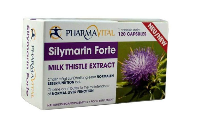 Pharmavital Silymarin Forte Milk Thistle Extract 120 Capsules