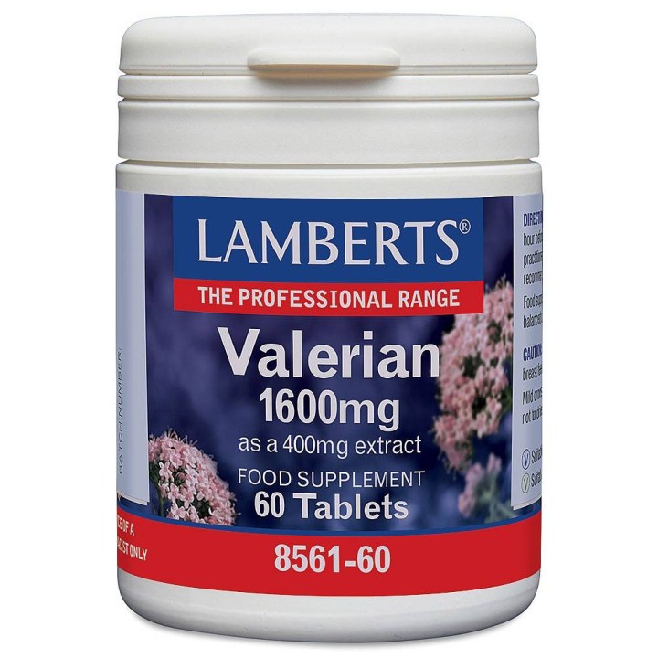 Lamberts Valerian 1600Mg 400Mg Extract 60 Tablets
