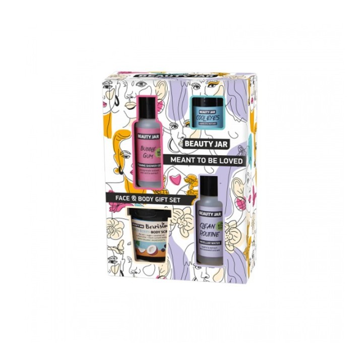 Beauty Jarmeant To Be Loved (Liquid Eye Patches 15ml, Body Scrub 190g, Shower Gel 80ml, Micellar Water 80ml)
