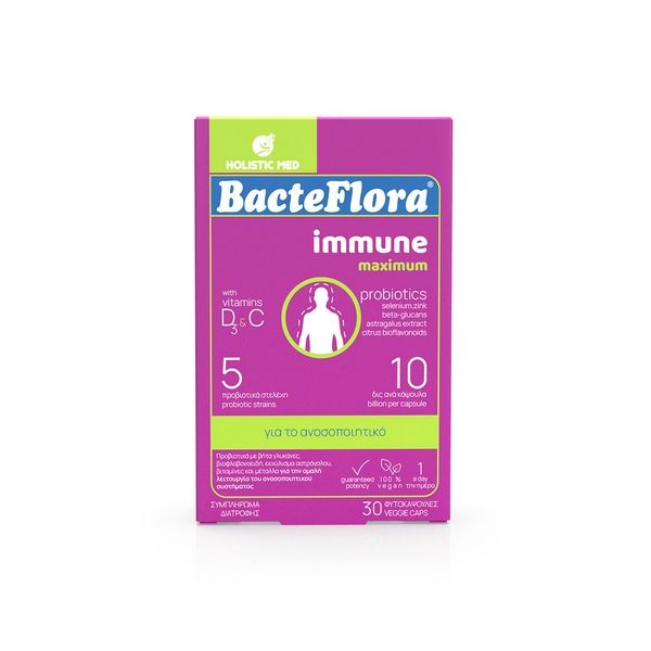 Holistic Med Bacteflora Immune 30 Capsules
